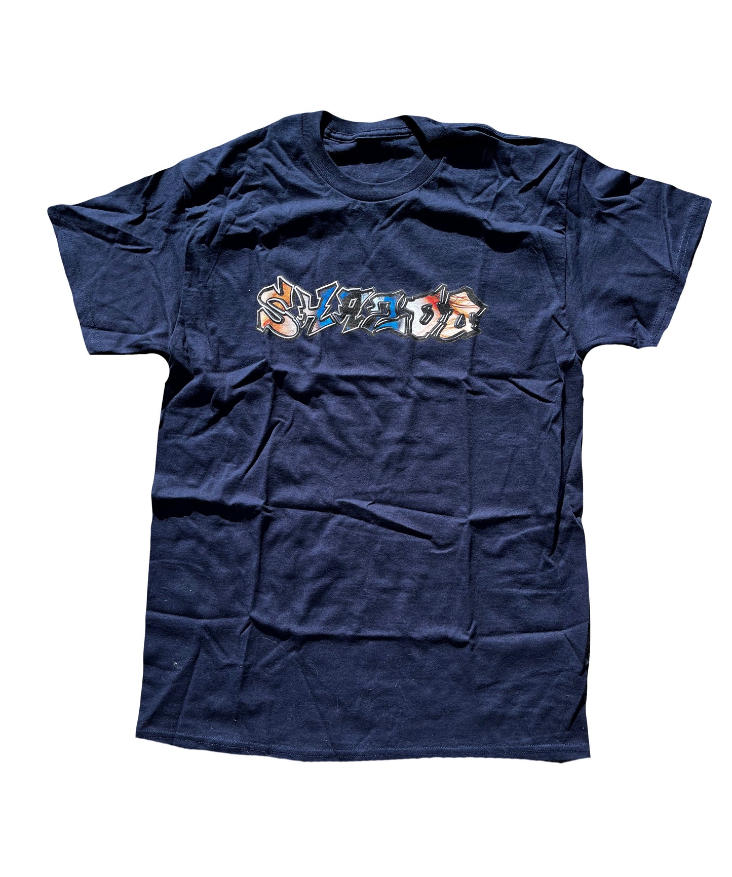 Metal Eye tee Navy