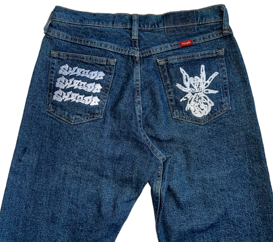 Relaxed Spider Denim Blue