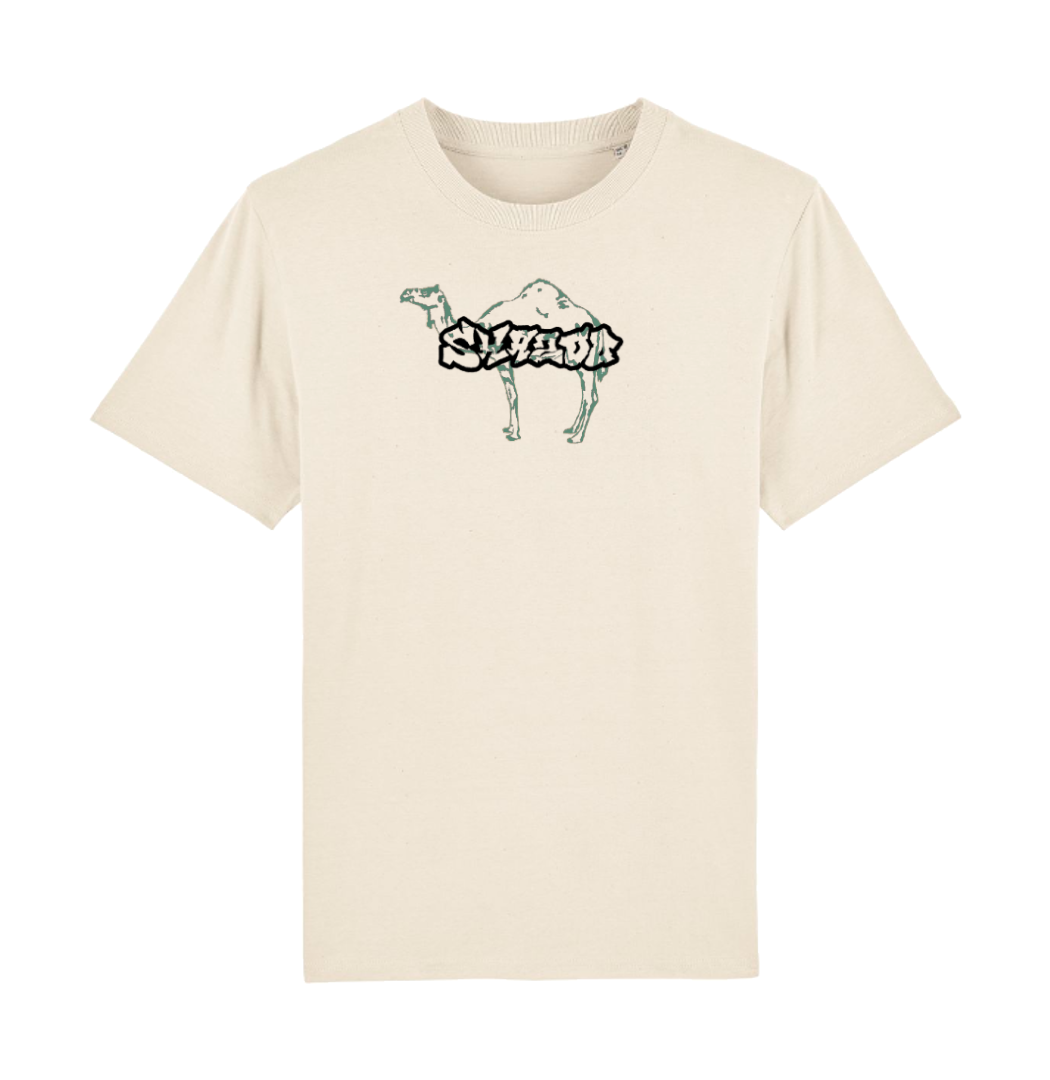 Green camel tee