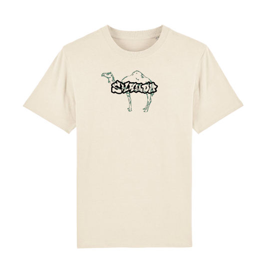 Green camel tee