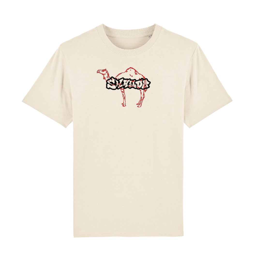 Red camel tee