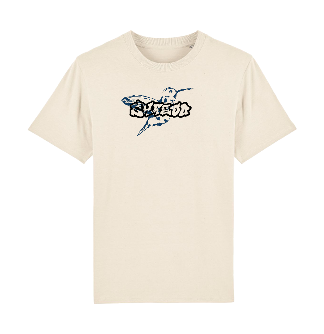 Blue hummingbird tee