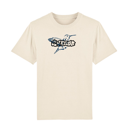 Blue hummingbird tee