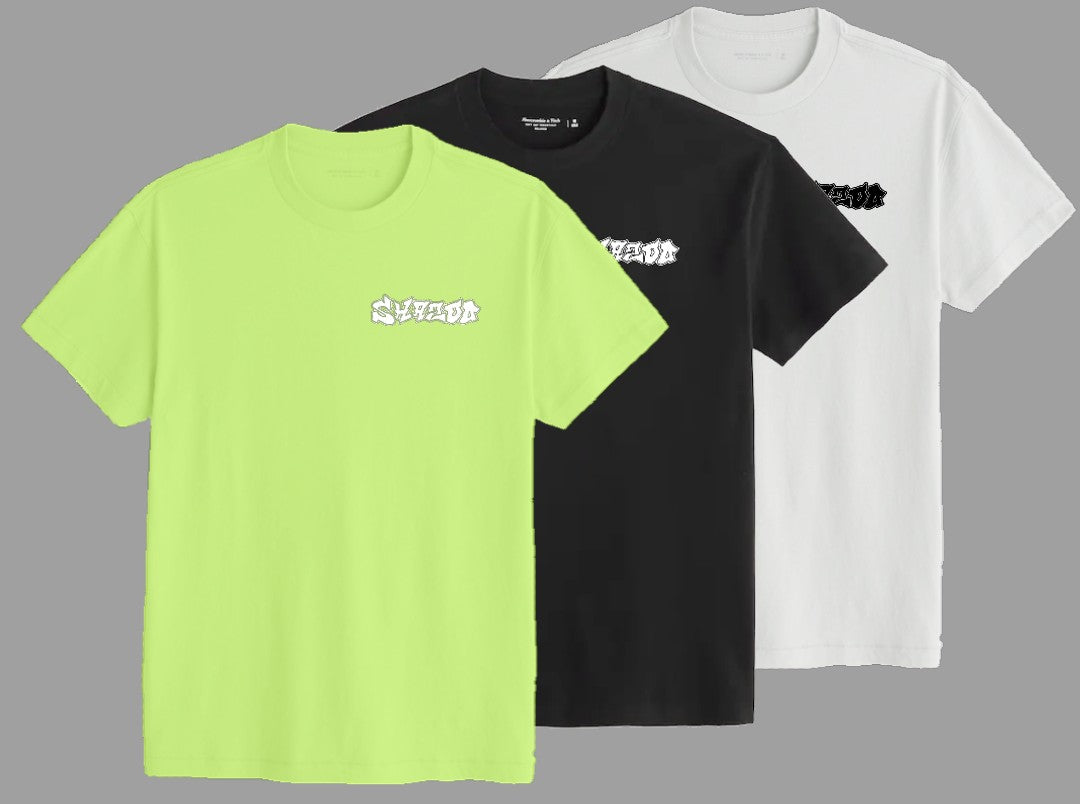 Neon, Black, White tee bundle