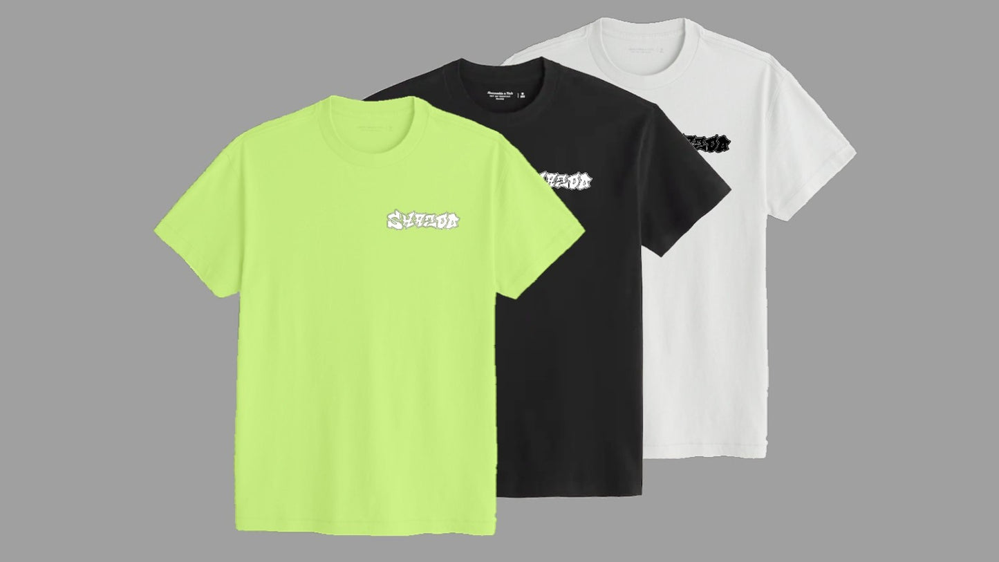 Neon, Black, White tee bundle