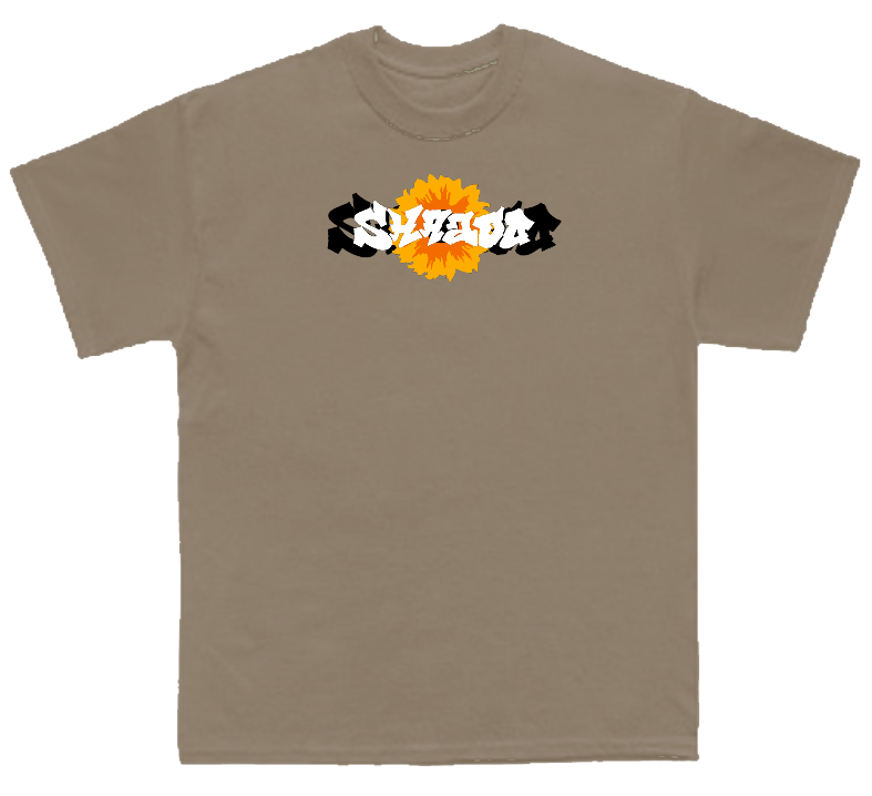 Brown Flower Tee